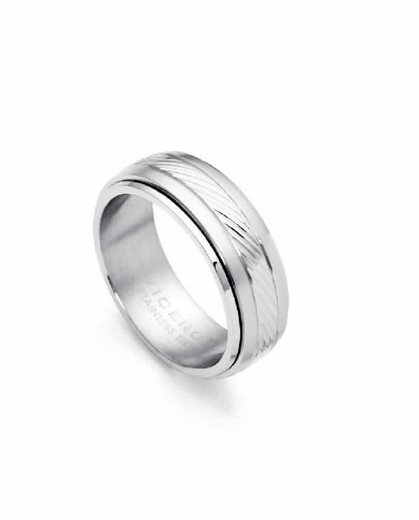 Anillo de Hombre Magnum Viceroy giratorio de acero 75328A02000