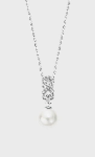Collar  Lotus Silver LP3479-1/1 Pearls para mujer