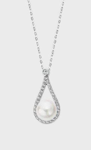 Collar  Lotus Silver LP3481-1/1  Pearls para mujer