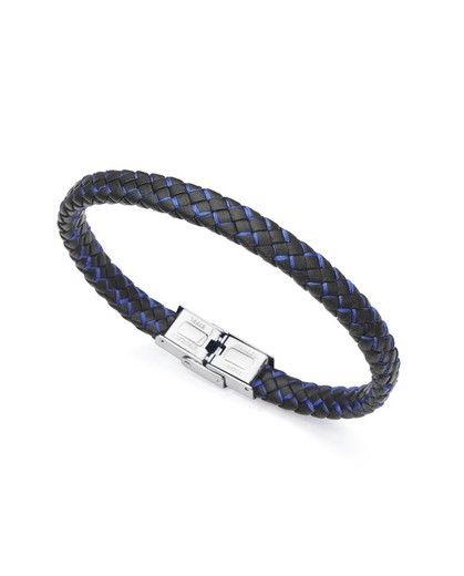 Pulsera de Hombre Heat Viceroy de acero, piel 14010P01013