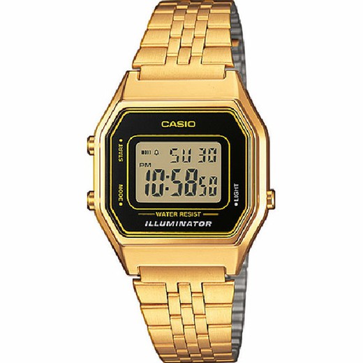 Reloj Casio Digital Retro Dorado LA680WEGA-1ER
