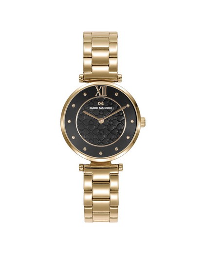 Reloj de Mujer Mark Maddox Shibuya  acero Ip dorado MM1015-53