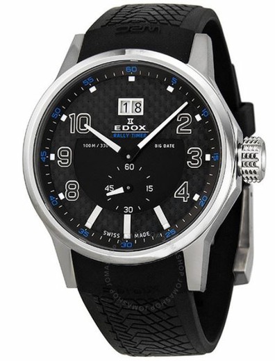 Reloj Edox Wrc Sport Black Dial