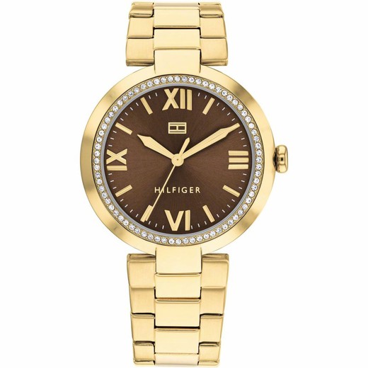 Reloj Tommy  Hifiguer chapado en oro  para mujer 1782631