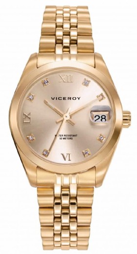 Reloj  Viceroy Acero Ip Dorado  Mujer 42414-23