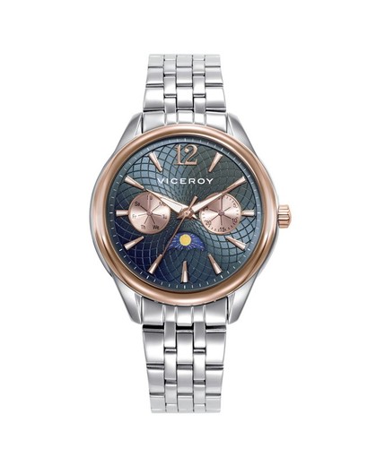 Reloj Viceroy Multifunción Acero Ip rosa de mujer 401236-35