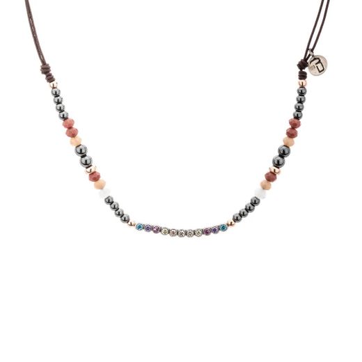 Colgante Plata Marcramé Tira Circonitas C1080