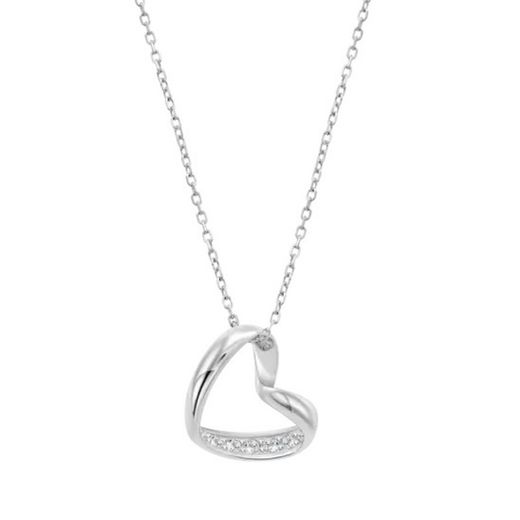 Collar Lotus Silver Corazón LP3824-1/1 mujer