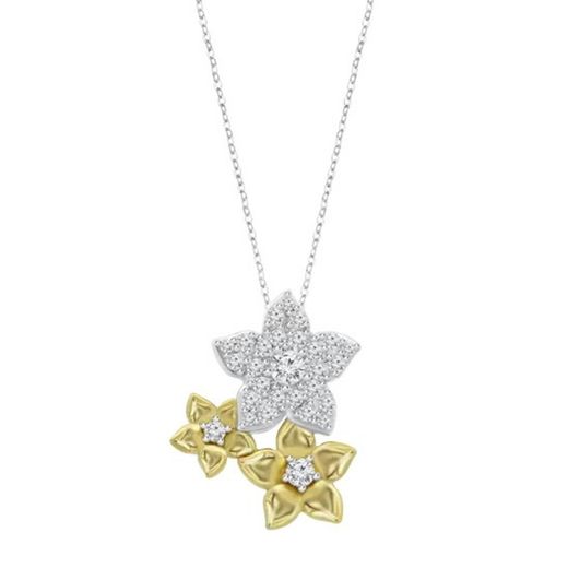Collar Lotus Silver LP3836-1/2 mujer.