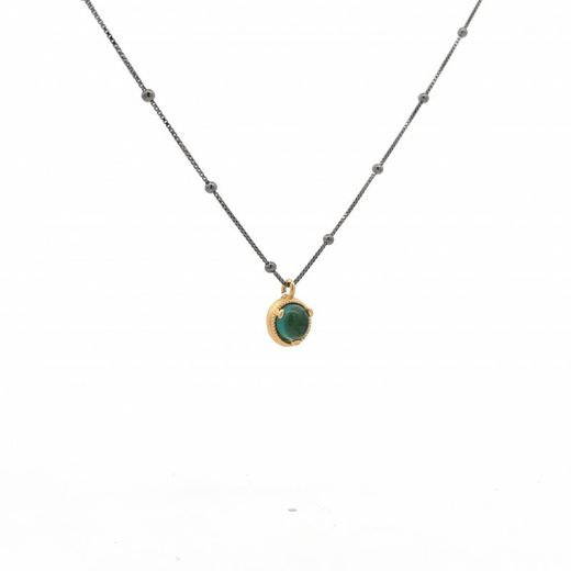 Collar T.Silver plata chapada turmalina CO7636PXCAD