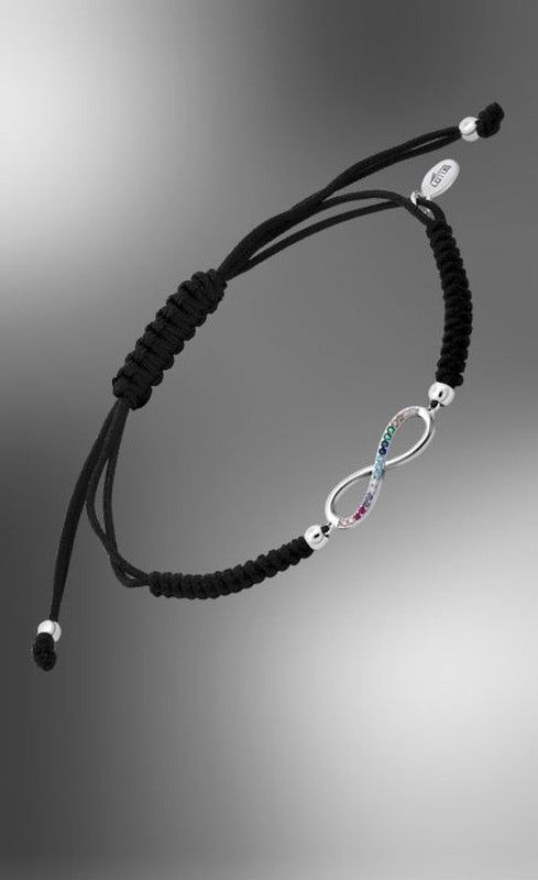 Pulsera lotus Silver infinito multicolor macramé LP1872-2/2