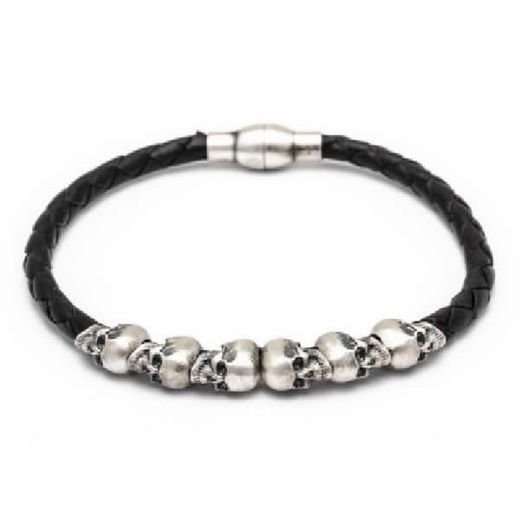 Pulsera Raive Plata Calavera  Sks92
